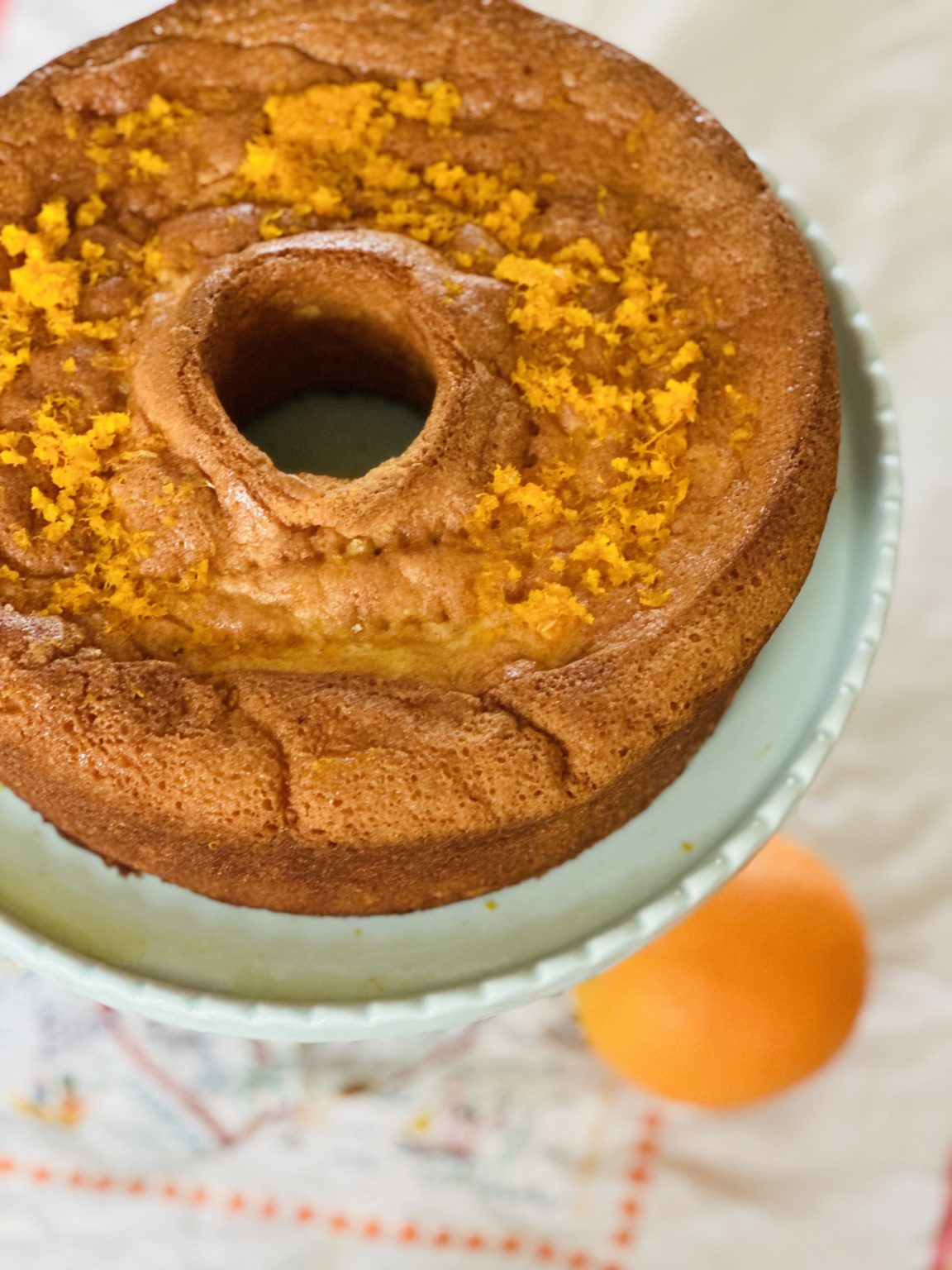 Week 14: Mom’s Orange Sponge Cake